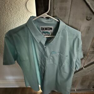 DIXXON Green Button Down Shirt